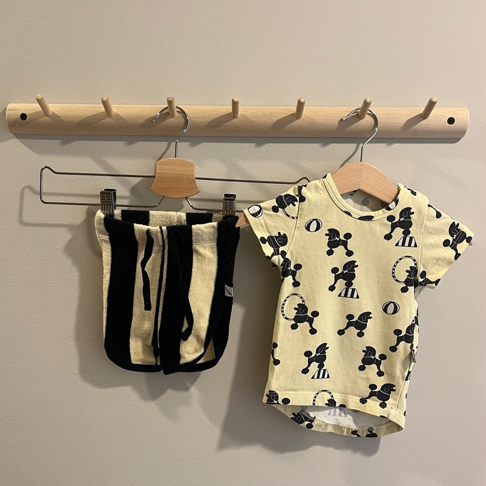 CARLINJQ | Coordinating Organic Yellow Poodle Set | 3-12 Mo
